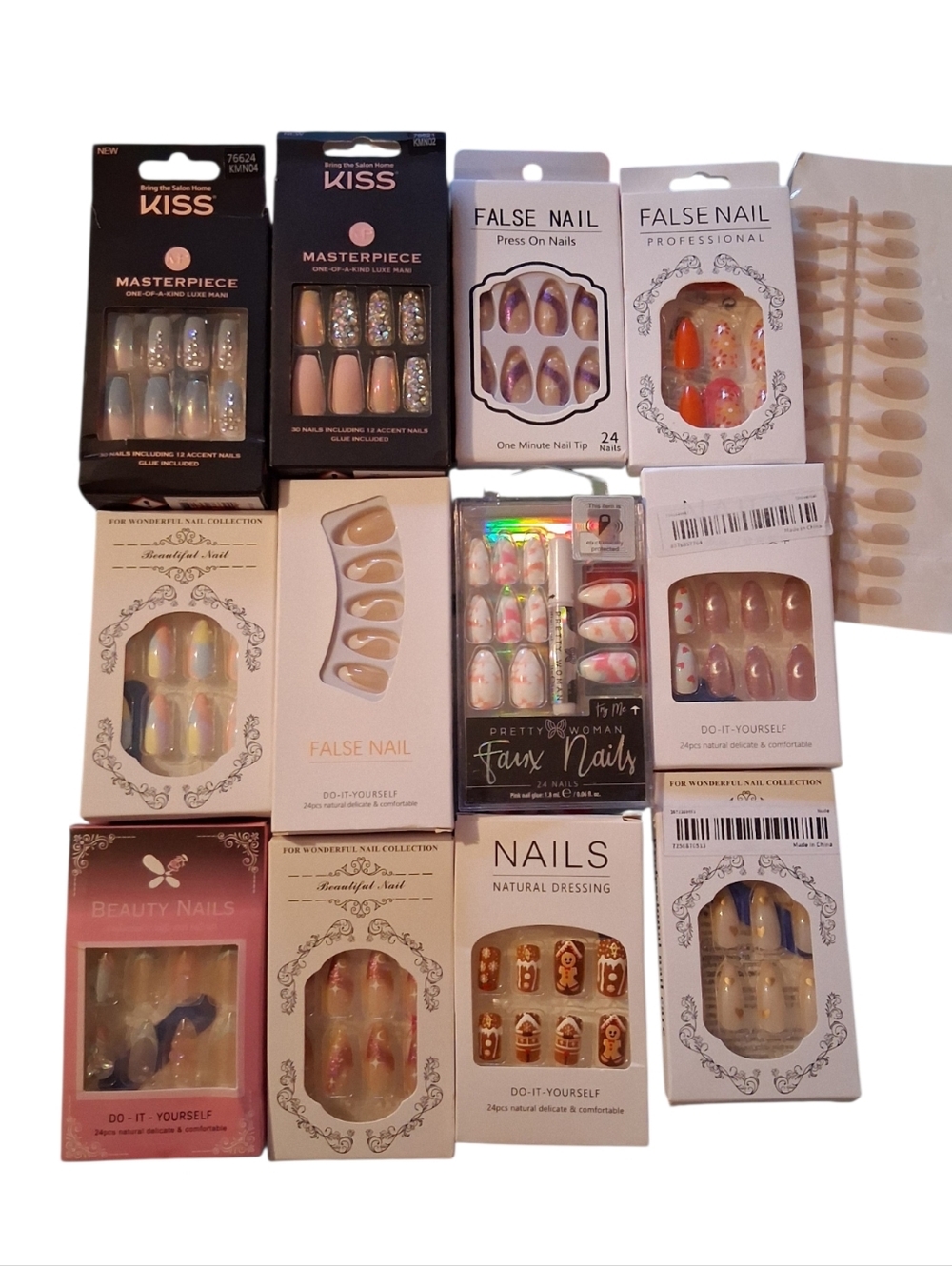 NWT Fake Nails Bundle Lot Kiss Brand And More
